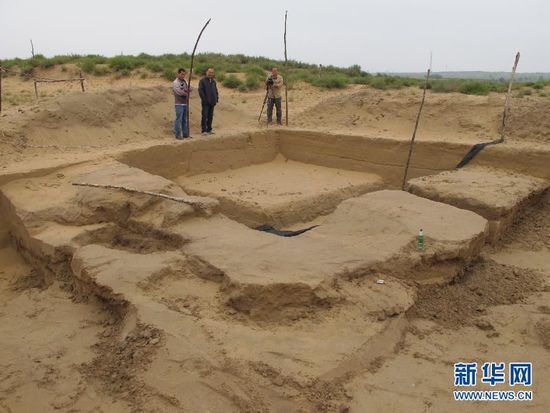 陝西省の統万城遺跡、匈奴の祭儀場が発見