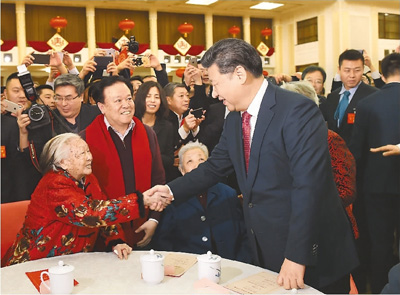 中共中央と国務院が春節祝賀会