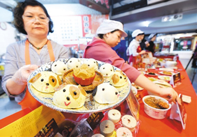 台北の古くからある市場で年越し用品の販売スタート　台湾地区