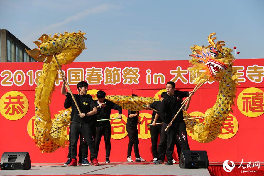 大阪中国春節祭開幕 　中日民間友好の懸け橋