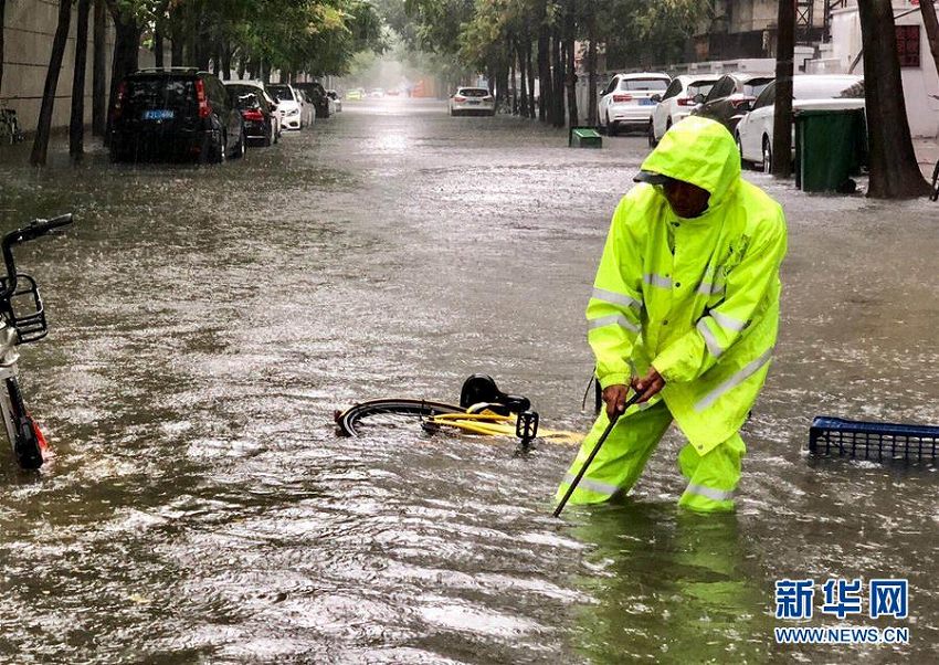 京津冀エリアで台風10号「アンピル」による豪雨