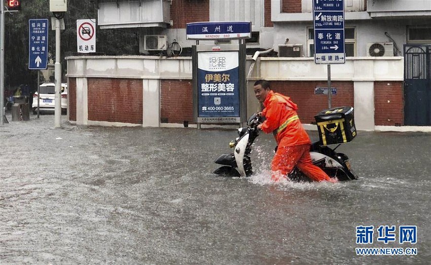 京津冀エリアで台風10号「アンピル」による豪雨