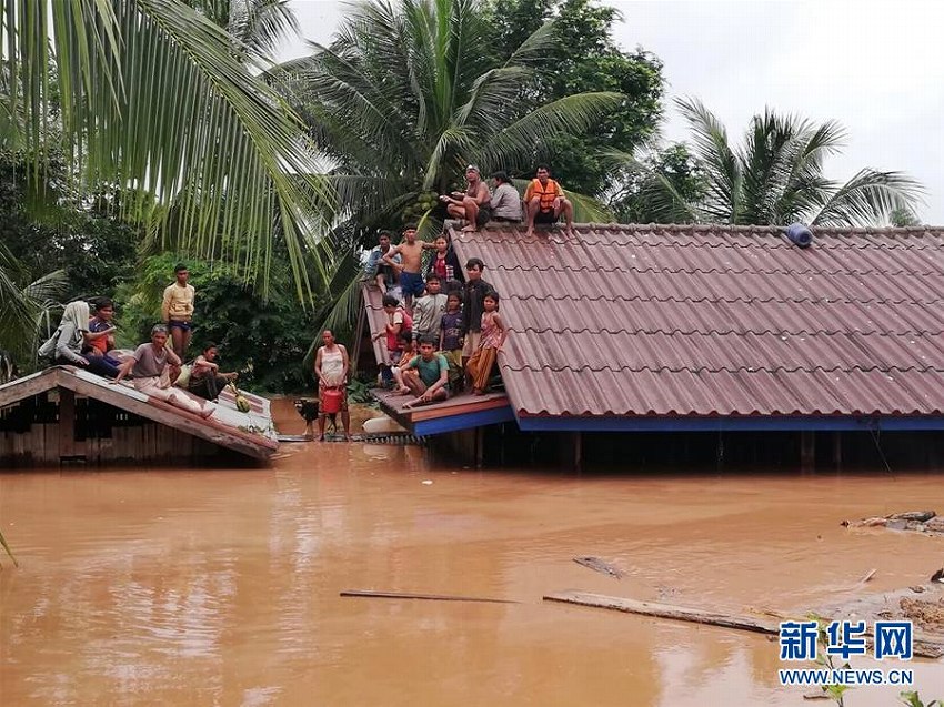 ラオスで水力発電所のダムが決壊、死者・行方不明者多数