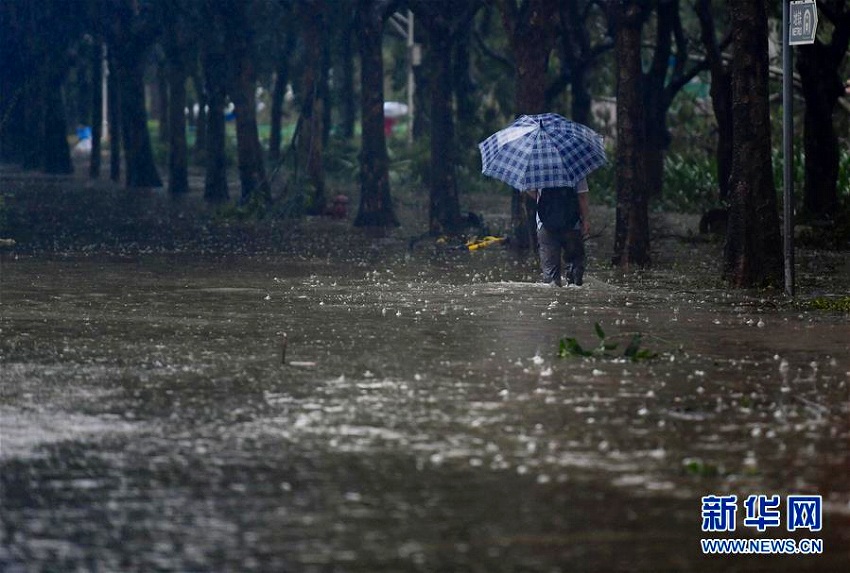 大型で強い台風22号が16日午後に広東省に上陸