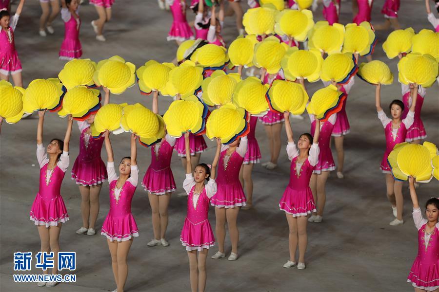 朝鮮のマスゲーム・芸術パフォーマンスが平壌で初演