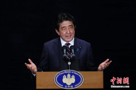 資料写真：安倍首相（中国新聞社・王駿記者撮影）