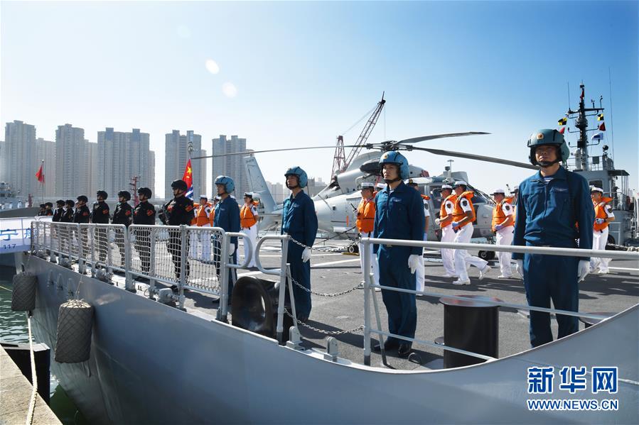 中国海軍第33次護衛艦隊がアデン湾へ出航