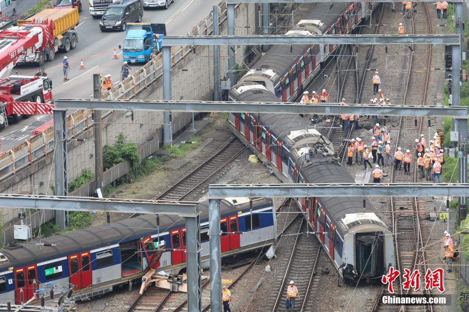 香港で列車脱線事故 香港運輸局「いかなる可能性も排除しない」