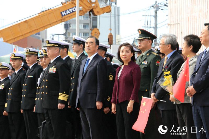 「太原」艦が横須賀入港　中国海軍艦艇が10年ぶりに訪日