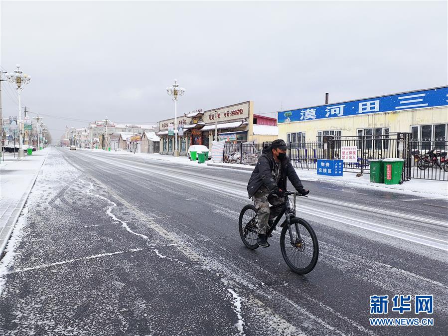 二十四節気「穀雨」に大雪　黒竜江省漠河