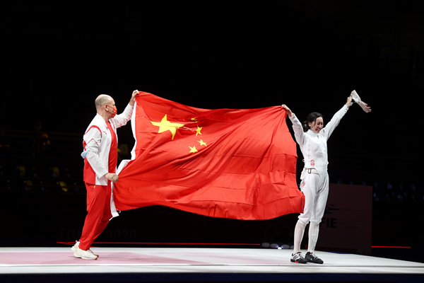 中国が3枚目の金！東京五輪フェンシング女子エペ個人で孫一文選手が金メダル