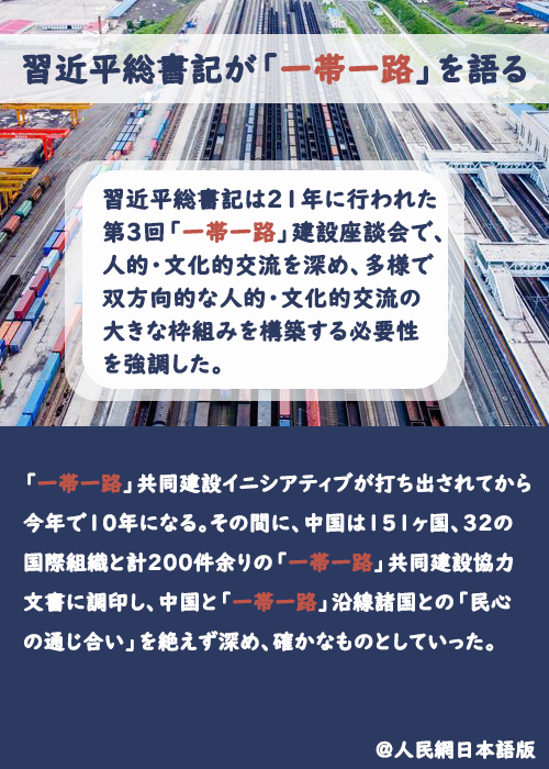 【習近平総書記が「一帯一路」を語る】多様で双方向的な人的・文化的交流を