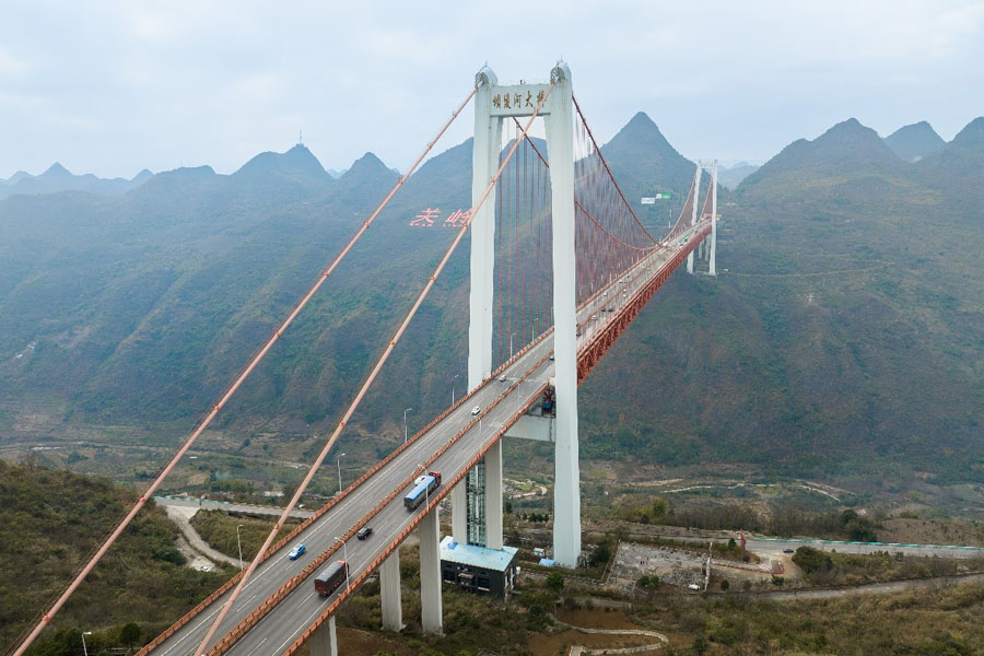 壩陵川大橋（撮影・涂敏）。