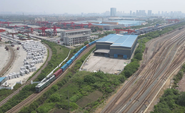 無錫西駅物流パーク（写真提供・無錫西駅物流パーク）。