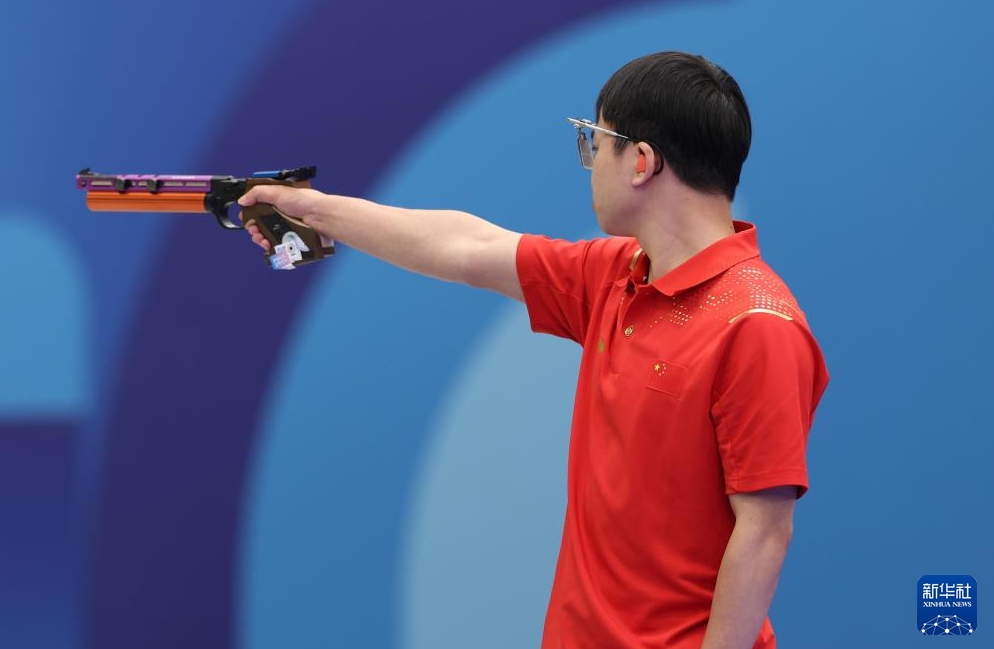 射撃男子10メートルエアピストル、中国の謝瑜選手が金　パリ五輪